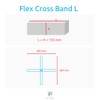 Feldherr Flex Cross Band Set (3-Pack) - Elastic Rubber Bands