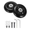 sourcing map Set of 1 Luggage Wheels Replacement 68 x