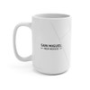 Hometown Bias San Miguel, New Mexico NM Map Mug (15