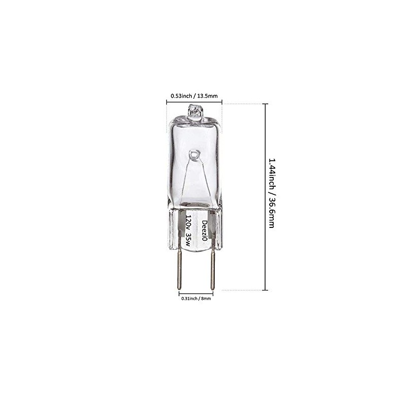 Deezio Xenon G8 35w 120v Bulb 120V T4 Light Bulbs