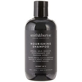 smith&burton Nourishing Shampoo for Dogs - Argan, Kelp, Rosehip, Pomegranate and Manuka Honey, Scent No.2, 8.4-Oz Bottle, Luxurious and Naturally Effective. No Nasties.