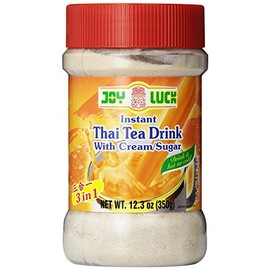 Joy Luck Instant Drink with Cream/Sugar, Thai Tea, 12.3-Ounce