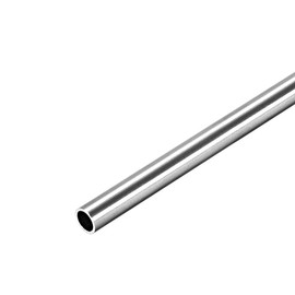 sourcing map 304 Stainless Steel Round Tubing 6mm OD 0.6mm Wall Thickness 250mm Length Seamless Straight Pipe Tube