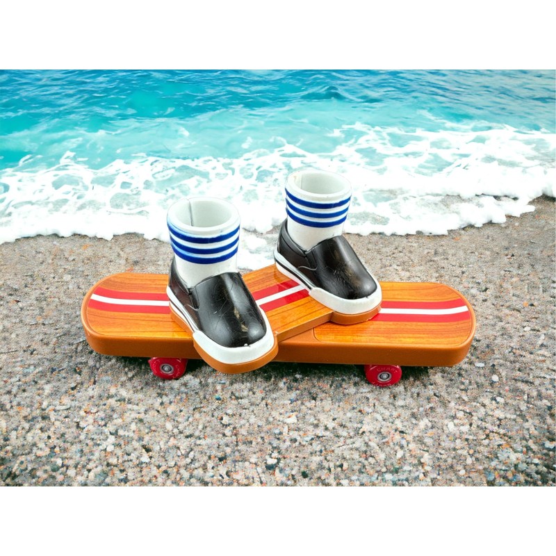 California Fidget Spinner Skateboard (Brown)