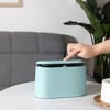 LTWQLing Mini Trash Can with Lid - Removable Small Garbage