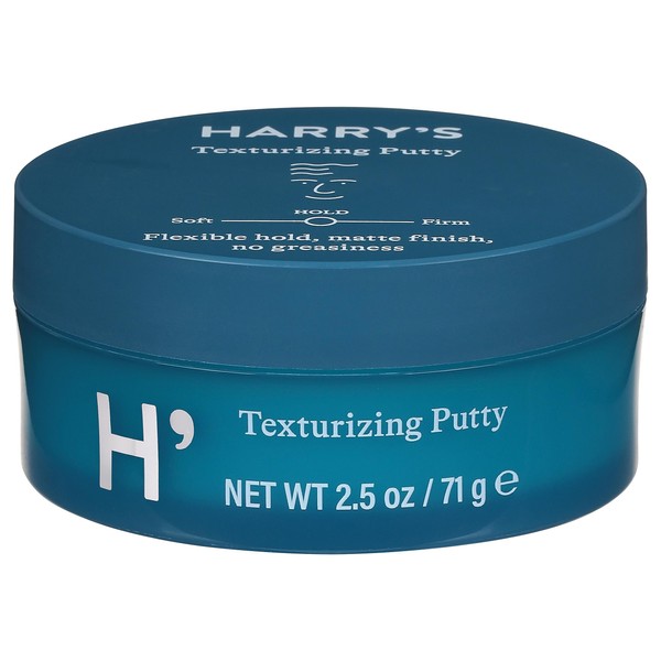 Harry's Texturizing Putty, Adds Subtle Definition, Medium Hold, 2.5 oz Bottle x2