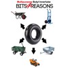 BITS4REASONS - 8 INCH DIAMETER MULTIPURPOSE INNER TUBE 3.50/4.00 X