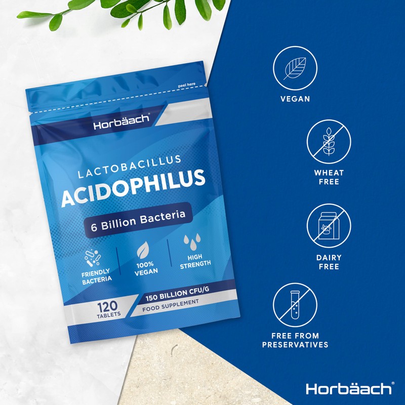 Acidophilus Probiotic Tablets | 6 Billion CFU | Probiotic Supplement