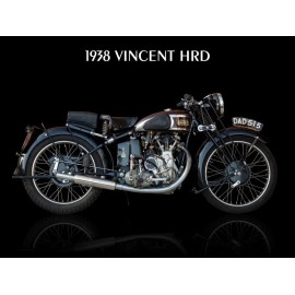 1938 Vincent HRD Motorcycle NEW Metal Sign: 12x16" Ships Free