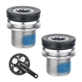 CAIKAILIOR Pack of 2 Bicycle Crank Arm Screws with Sealing Ring, M15 Bottom Bracket Screws, M15 Bicycle Hexagon Socket Bicycle Crank Arm Bolts, for E-Bike, MTB, BMX