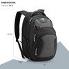Swissdigital Design Men's Laptop Backpack for Man，Large Capacity Business Travel