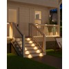 VOLISUN Solar Deck Lights 20 Pack, Warm White Glow LED