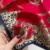 PoeticEHome 100% Mulberry Silk Neck Scarf 21"x21" Small Square Scarfs