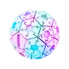 Lightening LED Dog Ball Flashing Glow in the Dark Dog Ball Light Up Dog Ball Tough Strong Dog Balls for Games Including Catch and Fetch Dog Toy Flashing Neon Light Water Proof Dog Safe Ball