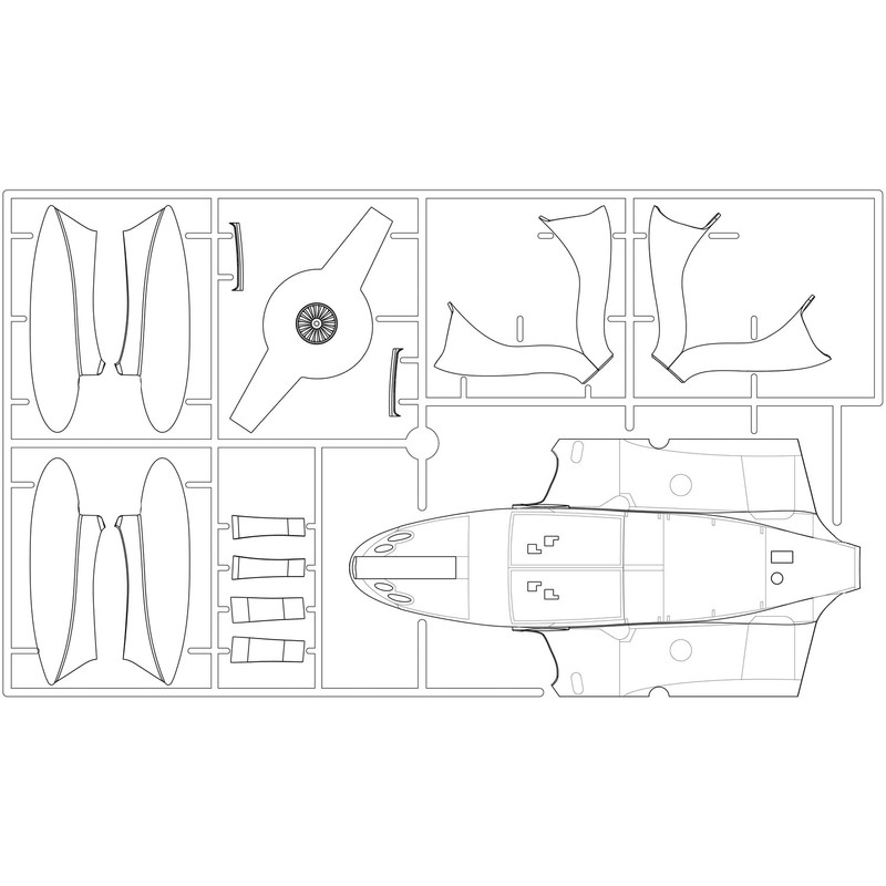 Infinity Models IFM3204 1/32 British Air Force D.H. Vampire FB