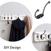 Bosdontek Coat Hooks 10 Pcs Clothes Hooks Vintage Antique hat