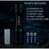 Guardian LTE Tactical Flashlight, 500 Lumens, Zoom‑Focus, Water‑Resistant IPX5, 5