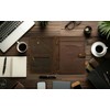 Leather Village Leather Portfolio Organizer - Professional Business Padfolio for