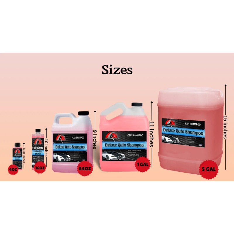 3E Deluxe Foaming Car Wash Soap 64 oz/Half Gallon (Works