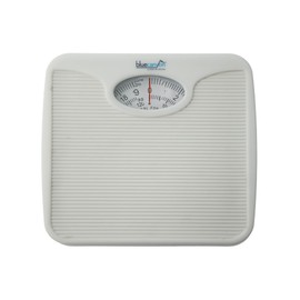 Blue Canyon Mechanical SZ Series Bathroom Scales| Measure Body, Luggage Weight| Maintain Fitness| kg/lb Unit Readings| 125kg Max Capacity| High-Precision Mechanics| Accurate Bathroom Scale (White)