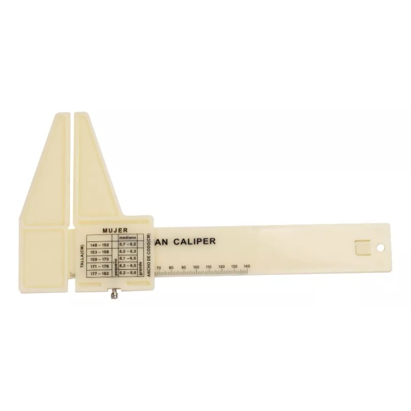 Vitruvian-IMC Antropómetro Vernier Negro 14cm + Cinta Imc 150cm Combo