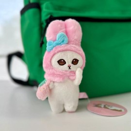 Mofusand Plush Keychain Pink 6.5in Valentines day gifts