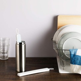 IPPINKA Ecocarat Bottle Drying Stick - 8.9 x 1.1 x 0.4 in - White