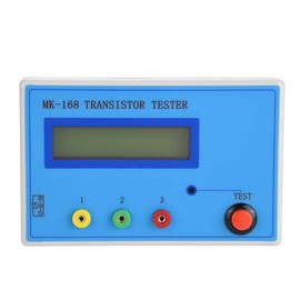 Focket Transistor Tester, MK-168 8MHz External Crystal Multifunction Diode Triode Capacitance Tester RLC NPN PNP MOS Meter with Automatically Detect