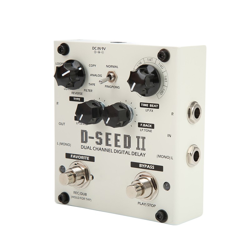 Multi Pedal Effect 2 Channel Digital Delay Stereo Looper 8