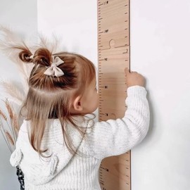 Children's Growth Measurement Chart, Easily Removable Without Damaging Walls, Allowing Kids to DIY Their Own Height Stickers. Dimensions: 5.5 * 63 inches.
