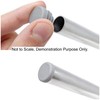 40mm Plastic End Caps, Grey Tube Inserts Bungs, Pack of