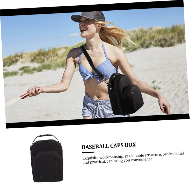 ABOOFAN Hard Eva Baseball Caps Case Portable Travel Hat Organizer