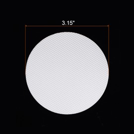 HARFINGTON 20pcs Non Slip Stickers Bath Shower Floor 3.15" Anti-Slip Sticker Tape Round Style Decals for Bathroom Kitchen Bathtub Treads Stairs, White