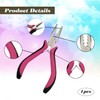 1 Pcs Hair Extension Pliers,3 Holes Plier For Micro Nano