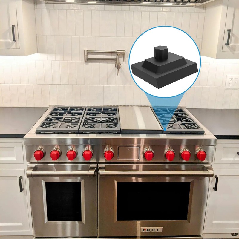 WB02X24790 Grate Rubber Feet for GE Gas Stove Parts, Rubber