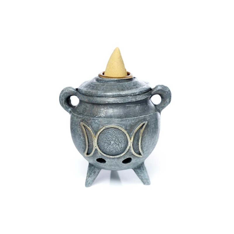 Puckator Magic Cauldron Backflow Incense Burner - Home Zen Meditation