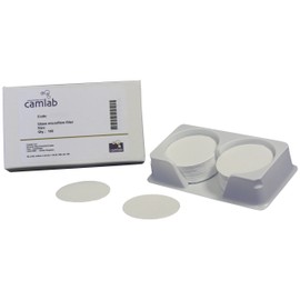 Camlab 1171233 Grade 261 Glass Microfiber Filter Paper, 1.2 µm, Diameter 110 mm (Pack of 100)