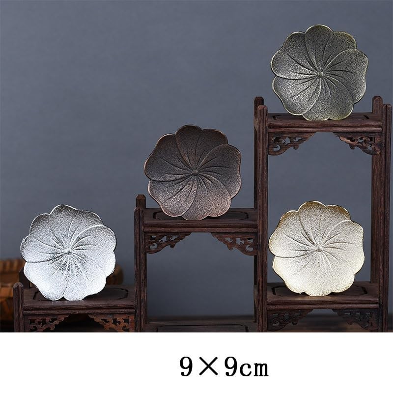 Legierung Bronze Metall Untersetzer Runde Chinesische Tee Isolierte Untersetzer Kung