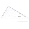 Artway Plastic Set Square Pack (2) - 45 & 60