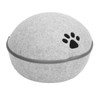 Cat Cave Bed Detachable Washable Semi Enclosed Felt Kitten Hideout