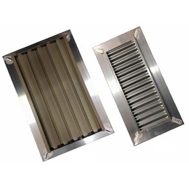 Chameleon Floor Vent Registers - Match Any Floor Tile, Hardwood or Laminate (6x10-516-AD)