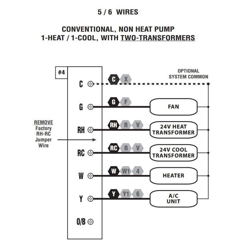 Lux LTX100E Programmable 7 Day Thermostat; 1 Heat, 1 Cool