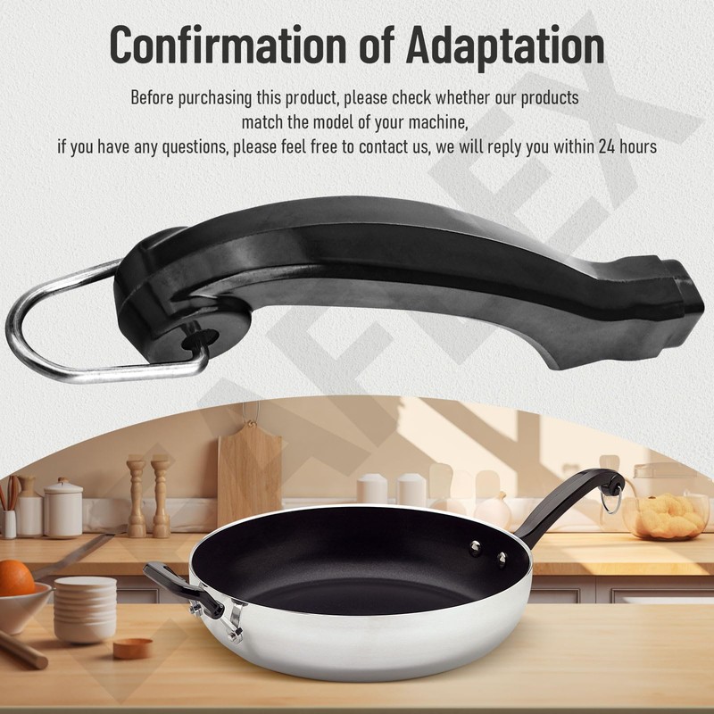 LEAFLEX P08-031 Replacement Saucepan Handle (Short) for Farber-Ware Sauce Pan,