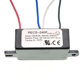RECS-240P Intelligent Electronic Centrifugal Switch Oil Pump Motor Capacitor Starter for Air Compressor Centrifugal Switch 230VAC 50/60Hz 120A/3s Electronic starter centrifugal switch