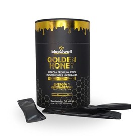 Bloomwell Golden Honey Mezcla Miel Superalimentos Naturales Energía Vitalidad Diaria Sachets