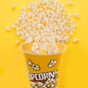 Novelty Place Retro Style Plastic Popcorn Containers for Movie Night