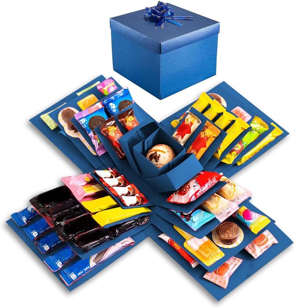 Explosion Gift Box, DIY Surprise 5 Layer Snack Explosion Box