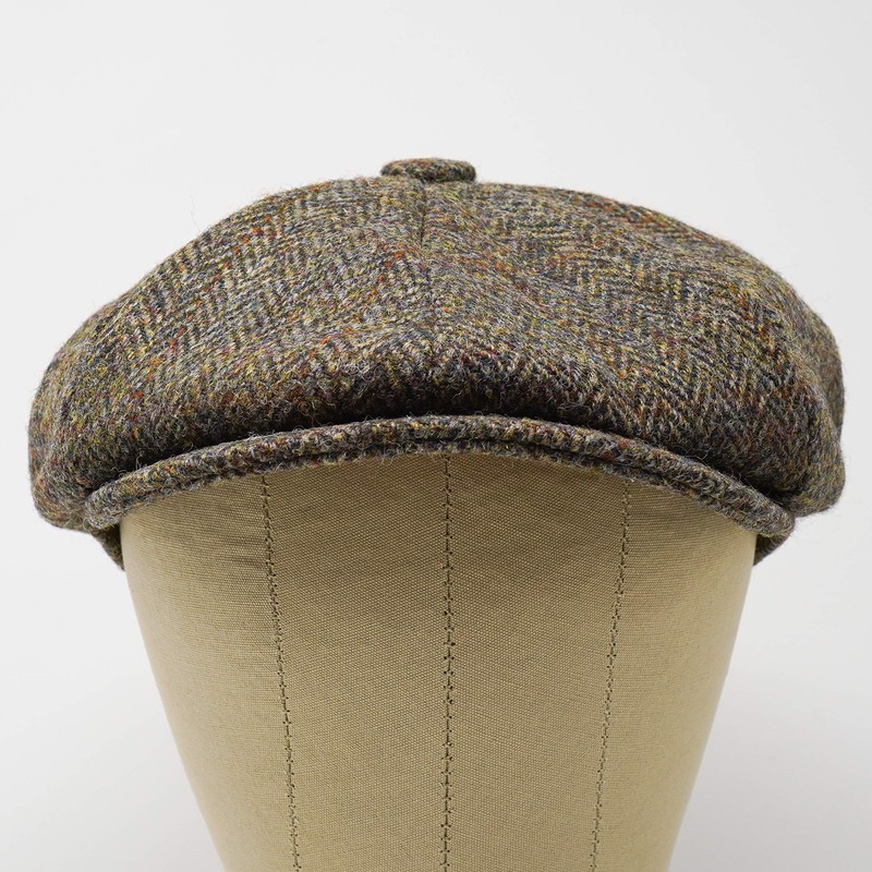 Borges & Scott Lomond Newsboy Flat Cap, Harris Tweed, 100%