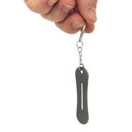Metal Key Turner & Pocket Sized Grip Device (Arthritis and Mobility aid) (Tool, Keyring and Chain - Pack of 1)