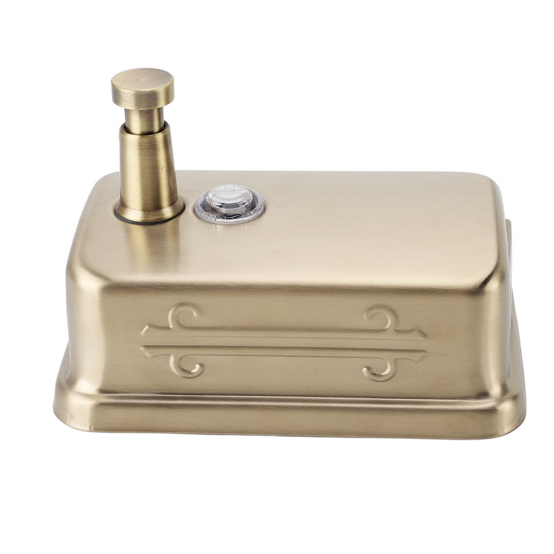 Wall Mount Commercial Soap Dispenser Large Capacity Leakproof Manual Stainless
